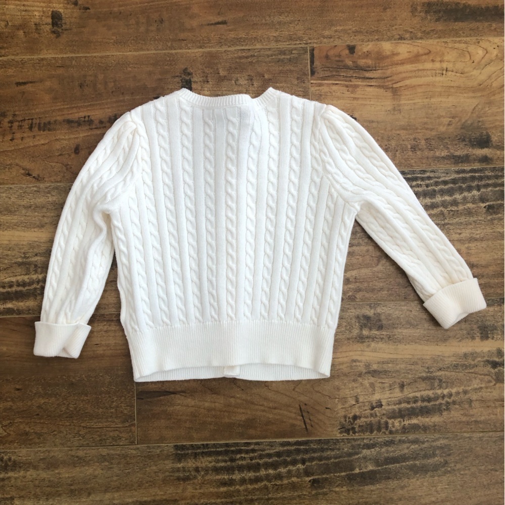 Ralph Lauren Mini-Cable Cotton Cardigan 12M - Picture 3 of 10
